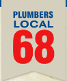 Plumbers Local 68 logo